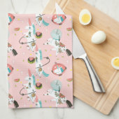 Unicorns in ruimtetype theedoek (Quarter Fold)