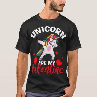 Unicorns is mijn Valentijn Funny Valentijns T-shirt