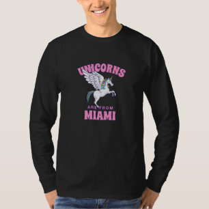 Unicorns komen uit Miami Florida Friends Fl Buddy T-shirt