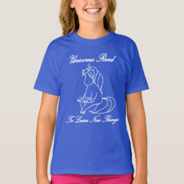 Unicorns lezen om nieuwe dingen te leren T-Shirt -
