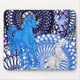 Unicorns Love Rabbits Muismat