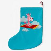 Unicorn's Magic Carpet Ride kerststaart Kleine Kerstsok (Achterkant)