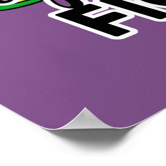 Unicorns Magisch Fictious Funny Poster (Hoek)