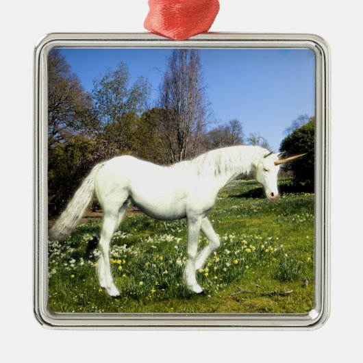 Unicorns Metalen Ornament (Voorkant)