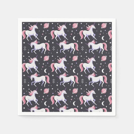 Unicorns Napkins Servet (Voorkant)