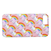 Unicorns op Rainbows Cell Phone Case (Achterkant (Horizontaal))
