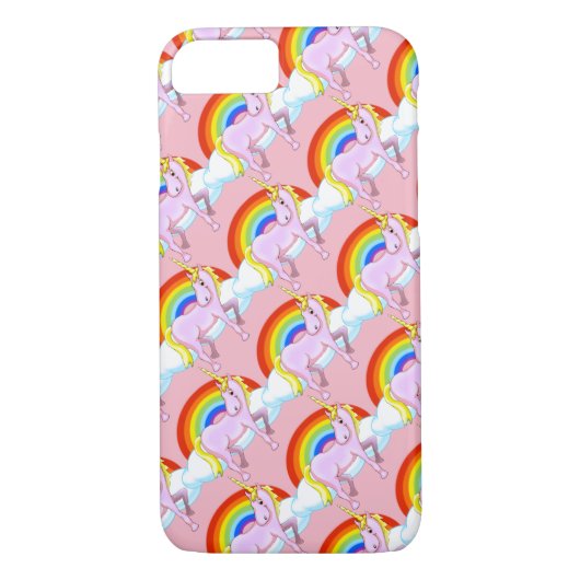 Unicorns op Rainbows Cell Phone Case (Achterkant)