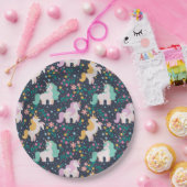 Unicorns Papieren Bordje (Feest)
