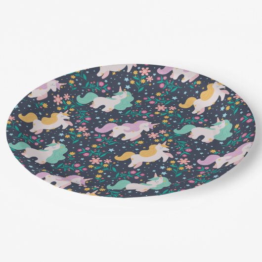Unicorns Papieren Bordje (Gekanteld)
