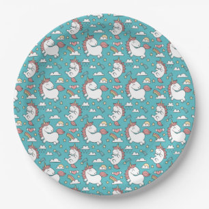 Unicorns Papieren Bordje