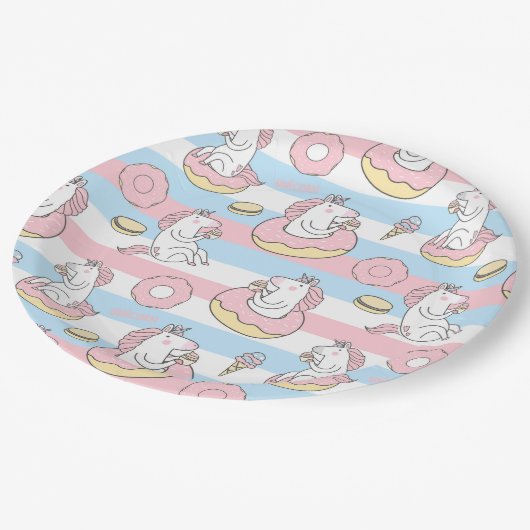 Unicorns Papieren Bordje (Gekanteld)
