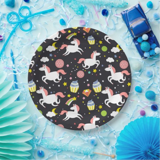 Unicorns Papieren Bordje (Feest)