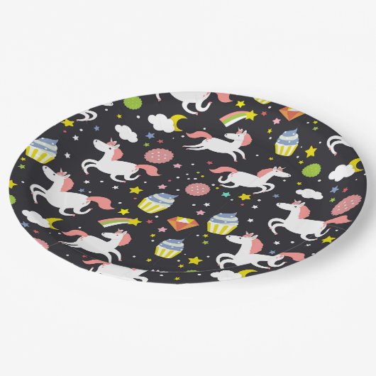 Unicorns Papieren Bordje (Gekanteld)