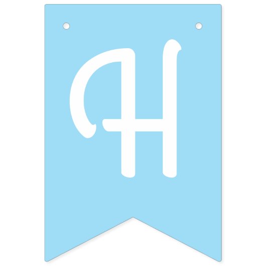 Unicorns & Rainbows Cute 1st Birthday Party Theme Vlaggetjes (Tweede vlag)