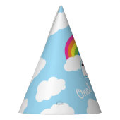 Unicorns & Rainbows Kind Birthday Party Cute Feesthoedjes (Links)