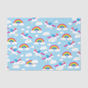 Unicorns & Rainbows Kind Birthday Party Cute Tissuepapier