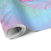 Unicorns, regenboogspiraaltjes voor dikpasteitjes. cadeaupapier (Rol Hoek)