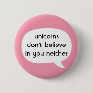 Unicorns Ronde Button 5,7 Cm