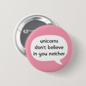 Unicorns Ronde Button 5,7 Cm (Voorkant /achterkant)