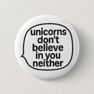 Unicorns Ronde Button 5,7 Cm