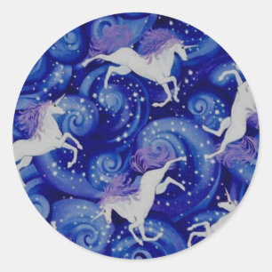 Unicorns Ronde Sticker