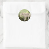 Unicorns Ronde Sticker (Tas)
