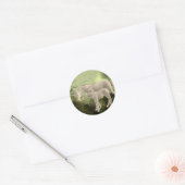 Unicorns Ronde Sticker (Envelop)