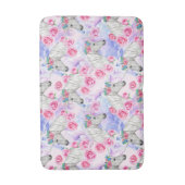 Unicorns & Rozen Patroon Badmat (Voorkant Verticaal)