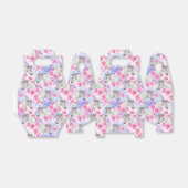 Unicorns & Rozen Patroon Bedankdoosjes (Uitgevouwen)