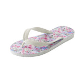 Unicorns & Rozen Patroon Kinder Teenslippers (Schuin)