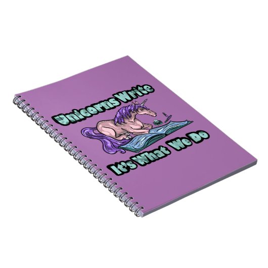 Unicorns schrijven - Het is wat we Notitieboek doe (Rechterzijde)