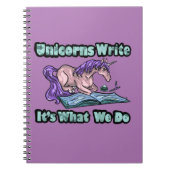 Unicorns schrijven - Het is wat we Notitieboek doe (Voorkant)