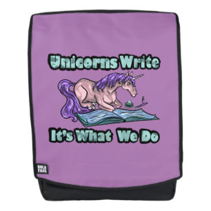 Unicorns schrijven - Het is wat wij BackPack doen