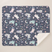 Unicorns Sherpa Blanket Deken (Voorkant (horizontaal))