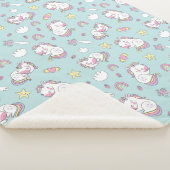 Unicorns Sherpa Blanket Deken (3/4)