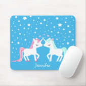 Unicorns uit de liefde mousepad  muismat (Met muis)