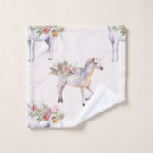 Unicorns uit Heaven Bath Towel Set Bad Handdoek (Wasdoekje)
