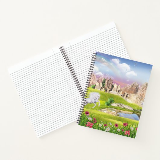 Unicorns van het Spiralmeer Notitieboek (Binnen)