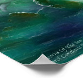 Unicorns van het Zee Art Poster/Afdruk Poster (Hoek)