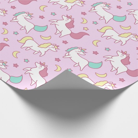 Unicorns Verpakkingspapier Cadeaupapier (Hoek)