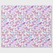 Unicorns Verpakkingspapier Cadeaupapier (Vlak)