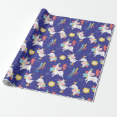 Unicorns Verpakkingspapier Cadeaupapier (Uitgerold)
