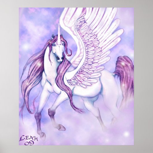 Unicorn's ~*~ vlucht van Fancy ~*~ Poster (Voorkant)