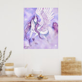 Unicorn's ~*~ vlucht van Fancy ~*~ Poster (Keuken)