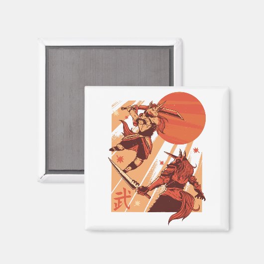 Unicorns Warriors Magneet (Voorkant / Achterkant)
