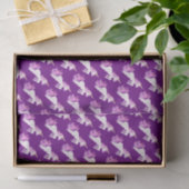 Unicorns waterverf whimsy tissuepapier (Geschenk)