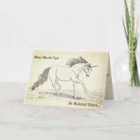 "Unicorns werden verondersteld in!"