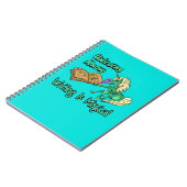 Unicorns weten dat schrijven Magisch is Notitieboek (Linkerzijde)