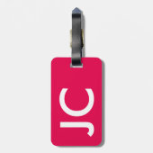 Unicorns worden geboren in december 2010, meisje bagagelabel (Achterkant verticaal)