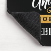 Unicorns worden geboren in februari - Calligrafie Muismat (Hoek)